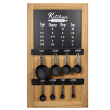 Load image into Gallery viewer, Wood Conversion Chart With Spoons