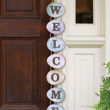 Load image into Gallery viewer, Welcome Easter Egg Wall Hanger