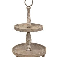 Load image into Gallery viewer, Weathered Two-Tiered Tray