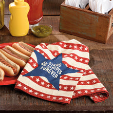 Load image into Gallery viewer, Red White & Blue Kitchen Towels