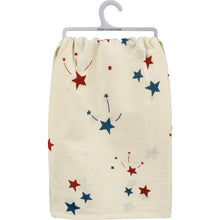 Load image into Gallery viewer, Red White & Blue Star Towels