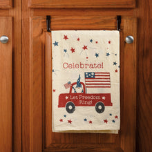 Load image into Gallery viewer, Red White & Blue Star Towels