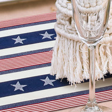 Load image into Gallery viewer, Stars & Stripes Table Runner
