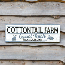 Load image into Gallery viewer, Cottontail Farm Wood Wall Sign