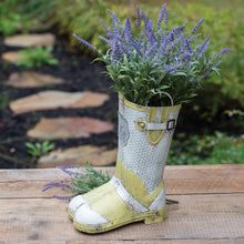 Load image into Gallery viewer, Honeycomb Metal Rainboot Planter