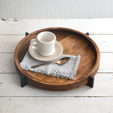 Load image into Gallery viewer, Modern Rustic Wood Tray

