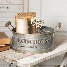 Load image into Gallery viewer, Farmhouse Local Round Bin