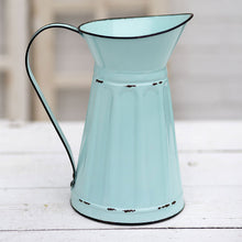 Load image into Gallery viewer, Robins Blue Metal Pitcher