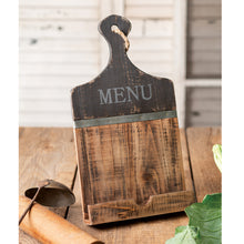 Load image into Gallery viewer, Wooden Menu Holder