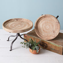 Load image into Gallery viewer, Carved Wooden Dessert Stands