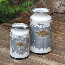 Load image into Gallery viewer, Flowers & Garden Milk Cans