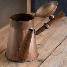Load image into Gallery viewer, Copper Finish Coffee Pot With Handle