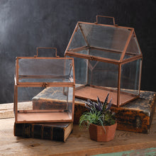 Load image into Gallery viewer, Copper Finish Terrarium Set