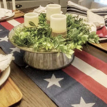 Load image into Gallery viewer, Red White & Blue Table Runner