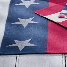 Load image into Gallery viewer, Red White & Blue Table Runner