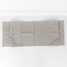 Load image into Gallery viewer, Double Sided Plaid & Crisscross Table Runner