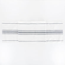 Load image into Gallery viewer, Linen Reversible Striped Table Runner