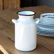 Load image into Gallery viewer, Enamelware Milk Can Vase