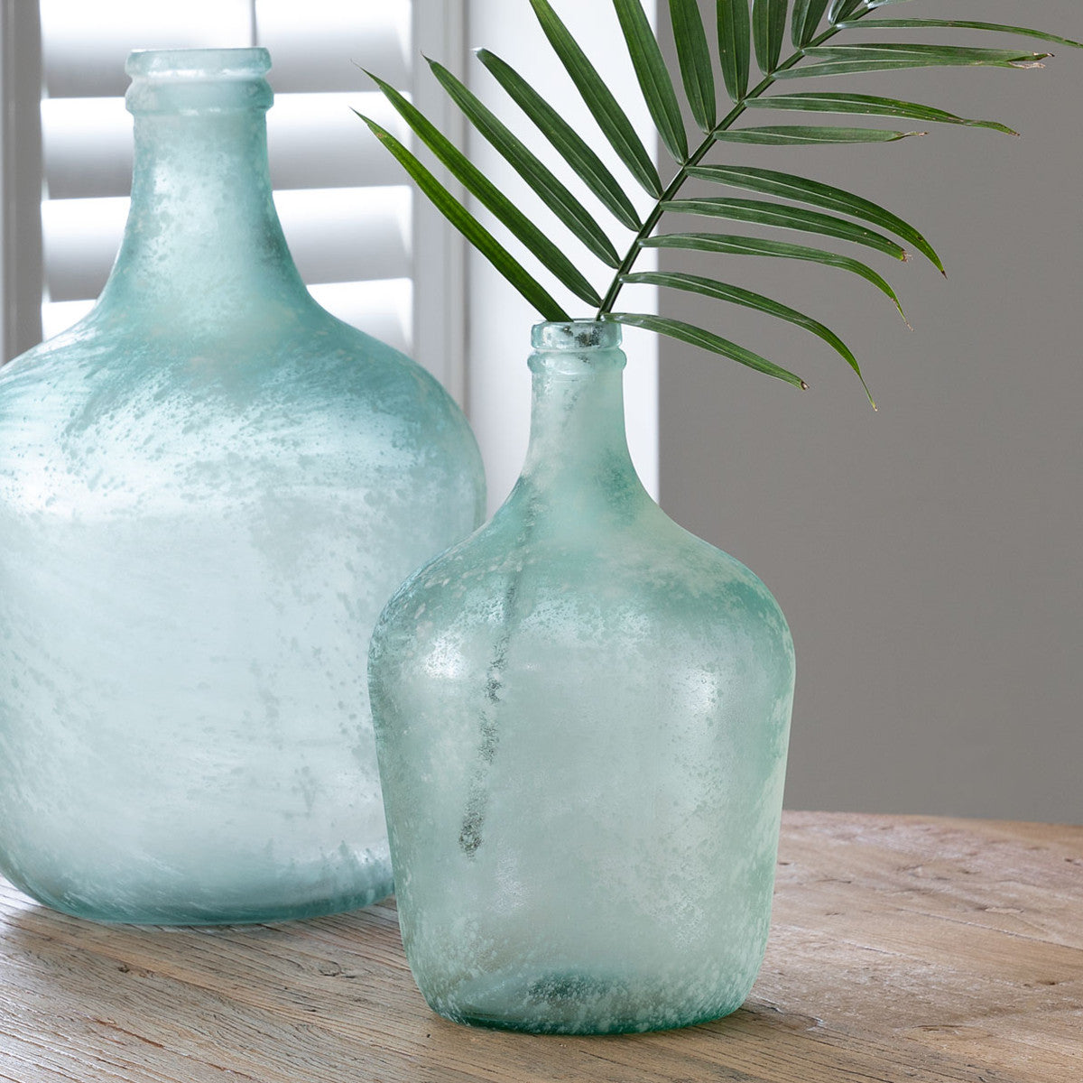 Glass & Vases : Large Glass Cellar Bottle
