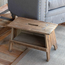 Load image into Gallery viewer, Wooden Rectangle Stool