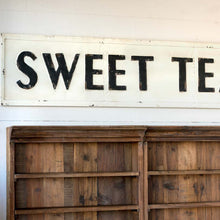 Load image into Gallery viewer, Embossed Metal Sweet Tea Sign