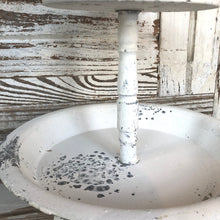 Load image into Gallery viewer, White Distressed Three Tiered Stand