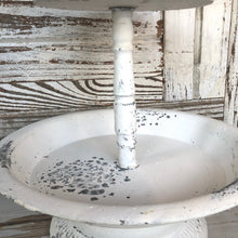 Load image into Gallery viewer, White Distressed Three Tiered Stand