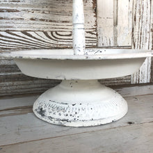 Load image into Gallery viewer, White Distressed Three Tiered Stand