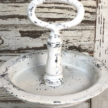 Load image into Gallery viewer, White Distressed Three Tiered Stand
