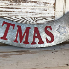 Load image into Gallery viewer, Metal Merry Christmas Banner