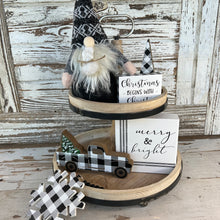 Load image into Gallery viewer, Black & White Christmas Tray Bundle