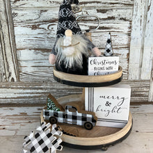 Load image into Gallery viewer, Black & White Christmas Tray Bundle