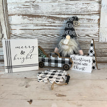 Load image into Gallery viewer, Black & White Christmas Tray Bundle