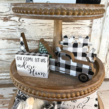 Load image into Gallery viewer, Black & White Christmas Tray Bundle