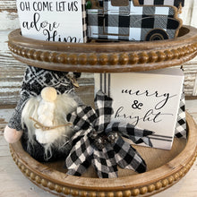 Load image into Gallery viewer, Black & White Christmas Tray Bundle