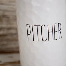 Load image into Gallery viewer, White Ceramic Pitcher
