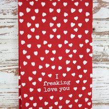 Load image into Gallery viewer, Red Love Themed Kitchen Towel Sets