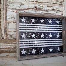 Load image into Gallery viewer, Stars And Stripes Wood Tray
