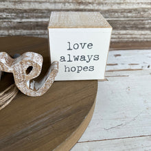 Load image into Gallery viewer, White Weathered Valentines Tiered Tray Bundle