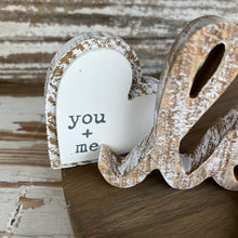 Load image into Gallery viewer, White Weathered Valentines Tiered Tray Bundle