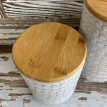 Load image into Gallery viewer, White Dot Canister Set