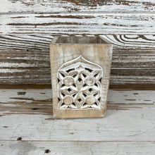 Load image into Gallery viewer, Whitewash Wood Utensil Holders