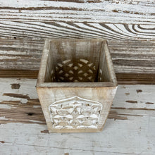 Load image into Gallery viewer, Whitewash Wood Utensil Holders