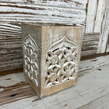 Load image into Gallery viewer, Whitewash Wood Utensil Holders