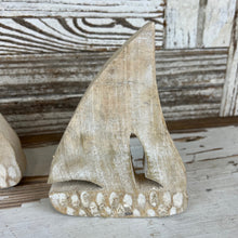 Load image into Gallery viewer, Carved Wood Sailboat Set