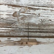 Load image into Gallery viewer, Wooden Rabbit Cut Out with Base