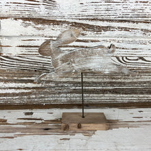 Load image into Gallery viewer, Wooden Rabbit Cut Out with Base