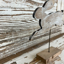 Load image into Gallery viewer, Wooden Rabbit Cut Out with Base