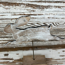 Load image into Gallery viewer, Wooden Rabbit Cut Out with Base