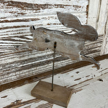Load image into Gallery viewer, Wooden Rabbit Cut Out with Base